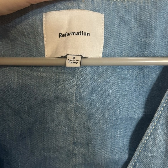 Reformation Sebastien Denim Midi Dress - Picture 5 of 6